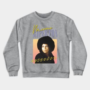 Minnie Riperton - Retro Style Fan Art Design Crewneck Sweatshirt